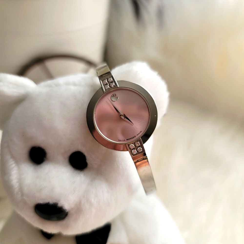 Movado Women's Bela Stainless Steel Bangle Watch